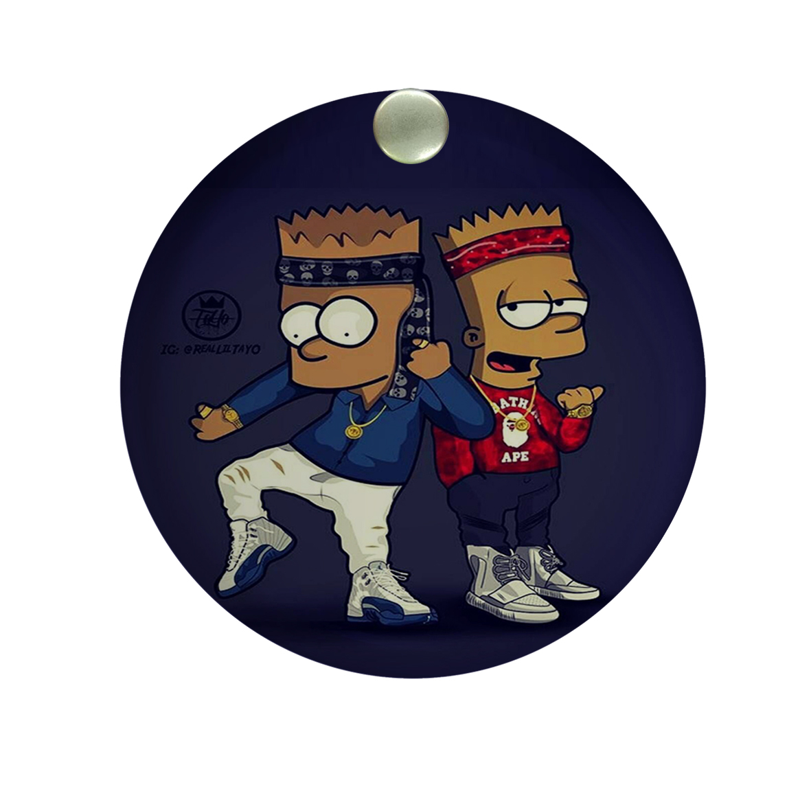 آینه جیبی مدل ai167 simpsons