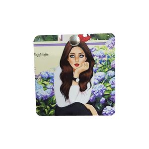 آینه جیبی مدل دختر نشسته کد 44
