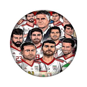 آینه جیبی مدل فوتبالی کد 1128