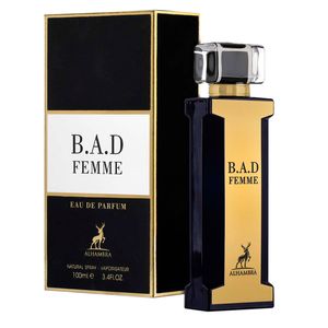 ادو پرفیوم زنانه الحمبرا مدل b.a.d حجم 100 میلی لیتر