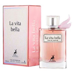 ادو پرفیوم زنانه الحمبرا مدل la vie est belle حجم 100 میلی لیتر