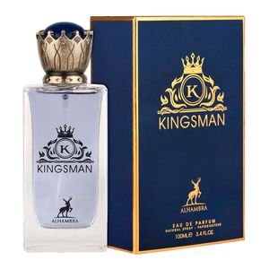 ادو پرفیوم مردانه الحمبرا مدل kingsman حجم 100 میلی لیتر