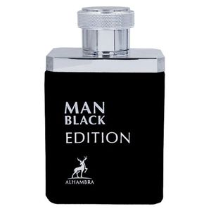 ادو پرفیوم مردانه الحمبرا مدل man black edition حجم 100 میلی لیتر