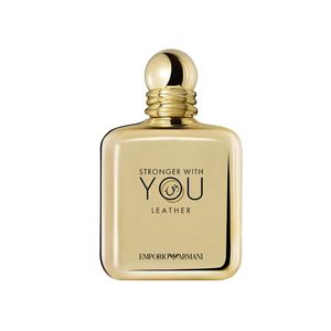 ادو پرفیوم مردانه امپریو آرمانی مدل stronger with you leather حجم 100 میلی لیتر