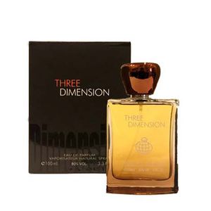 ادو پرفیوم مردانه فراگرنس ورد مدل three dimension حجم 100 میلی لیتر
