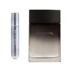 ادو پرفیوم مردانه ژک‌ ساف مدل dark musk حجم 100 میلی لیتر به همراه عطر جیبی حجم 22 میلی لیتر