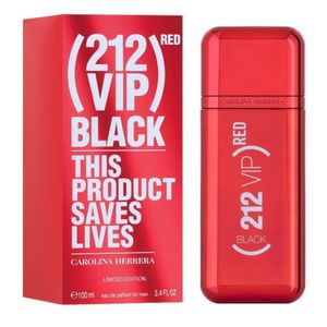 ادو پرفیوم مردانه کارولینا هررا مدل 212 vip black red limited edition حجم 100 میلی لیتر