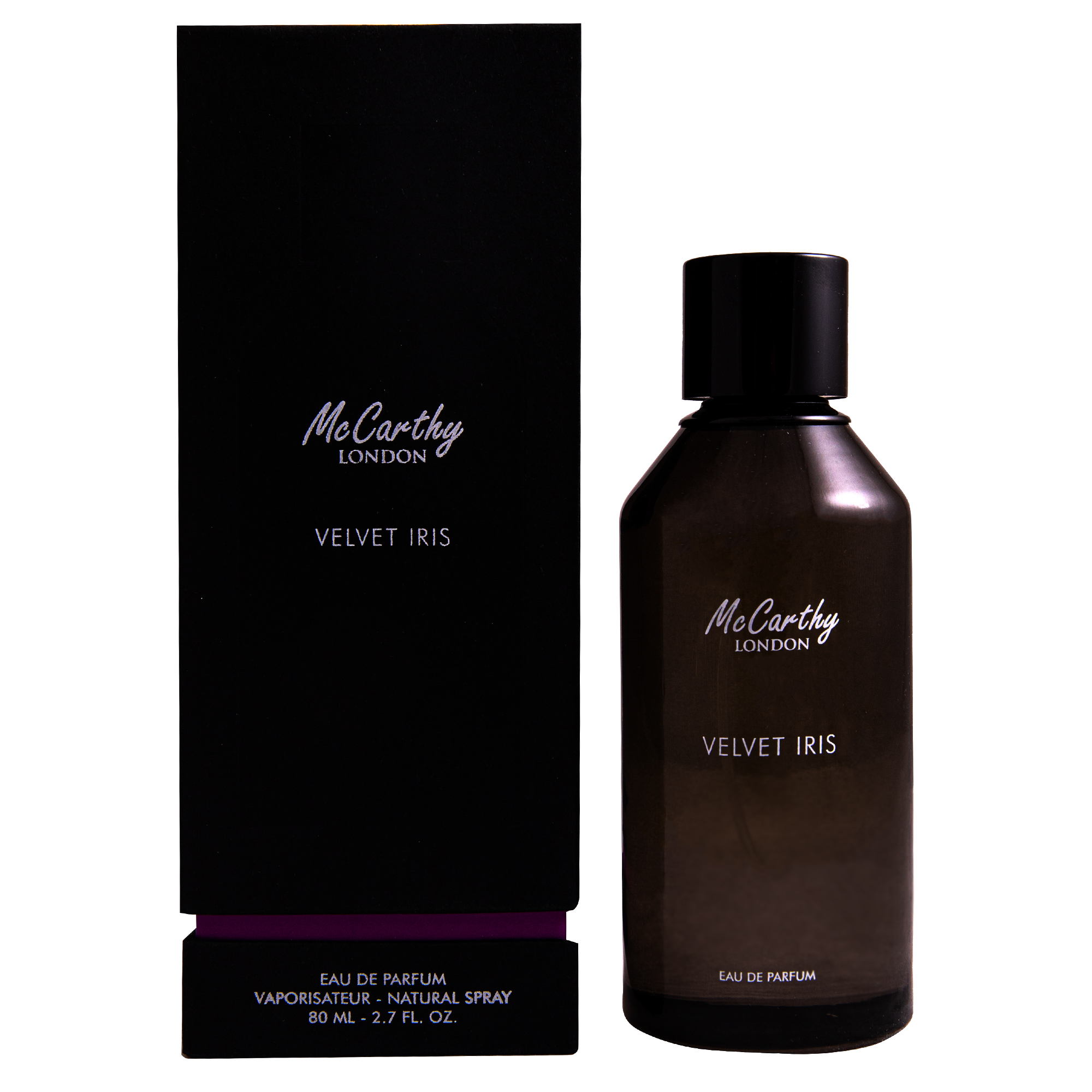ادوپرفیوم مک کارتی لندن مدل velvet iris حجم 80 میلی لیتر