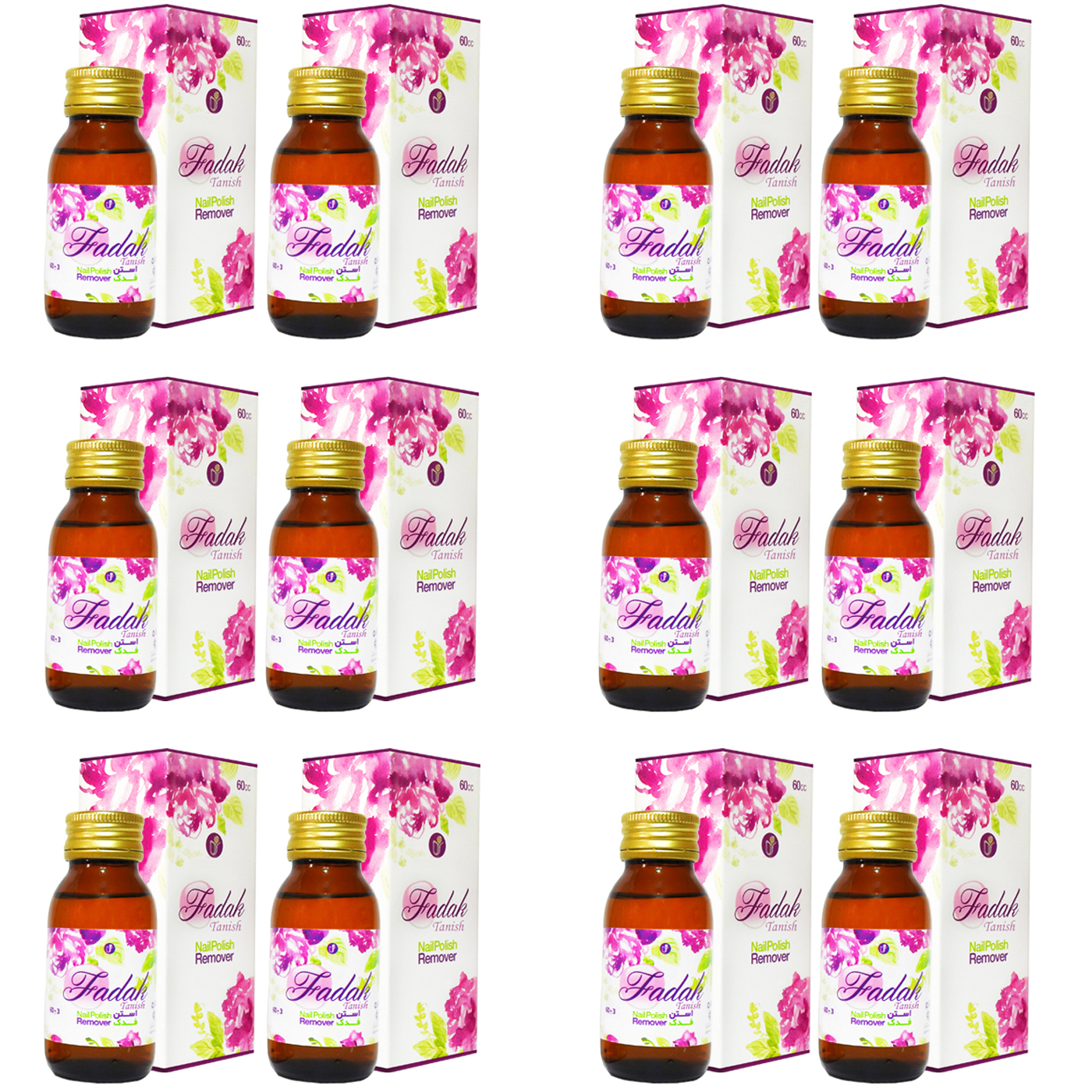استون لاک پاک کن فدک تانیش مدل export12 حجم 60 میلی لیتر مجموعه 12 عددی