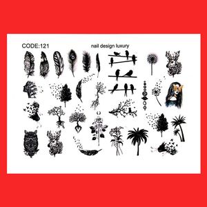 استیکر طراحی ناخن مدل 121