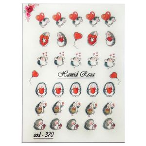 استیکر طراحی ناخن مدل c 370