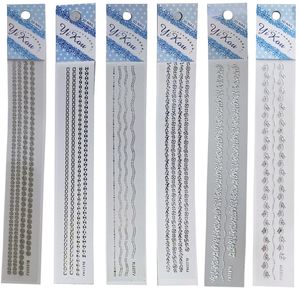 استیکر طراحی ناخن مدل p01 مجموعه 6 عددی