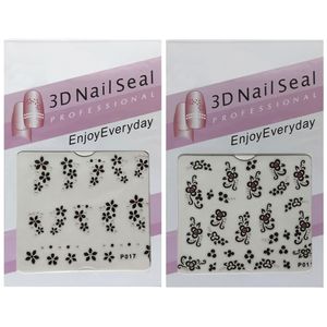 استیکر طراحی ناخن مدل p011 p017 کد rkh_1576 مجموعه 2 عددی