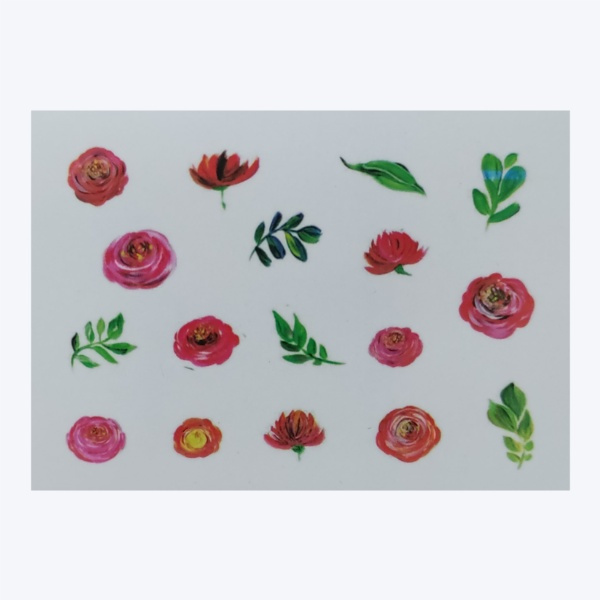 استیکر طراحی ناخن مدل گل کد a113