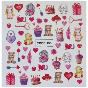 اسلایدر ناخن مدل code153