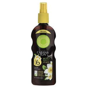 اسپری برنزه کننده روغنی کابانا سان مدل monoi tahiti spf6 حجم 200 میلی لیتر