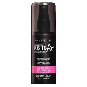 اسپری تثبیت کننده آرایش میبلین مدل master fix حجم 100 میلی لیتر
