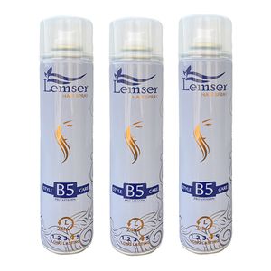اسپری حالت دهنده مو لمسر مدل gyk3 حجم 250 میلی لیتر بسته 3 عددی