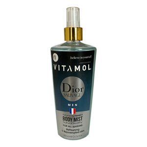 اسپری خوشبو کننده بدن مردانه ویتامول مدل sauvage dior حجم 250 میلی لیتر