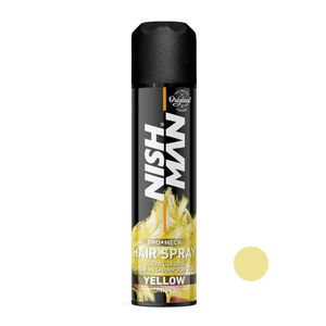 اسپری رنگ مو نیشمن مدل pro mech حجم 150 میلی لیتر رنگ زرد