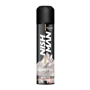 اسپری رنگ مو نیشمن مدل pro mech حجم 150 میلی لیتر رنگ سفید