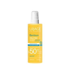 اسپری ضد آفتاب بدون رنگ اوریاژ spf 50 مدل بریسان ‌مناسب انواع پوست حجم 200 میلی‌لیتر