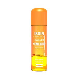 اسپری ضد آفتاب بدون رنگ ایزدین spf 30 مدل هیدرو اویل مناسب برای انواع پوست حجم 200 میلی‌لیتر