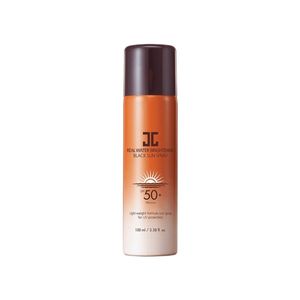 اسپری ضد آفتاب بی رنگ جی جون spf50 مدل real مناسب انواع پوست حجم 100 میلی لیتر