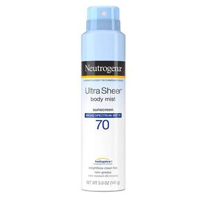 اسپری ضد آفتاب نوتروژینا مدل ultra sheer 70 حجم 141 میلی لیتر