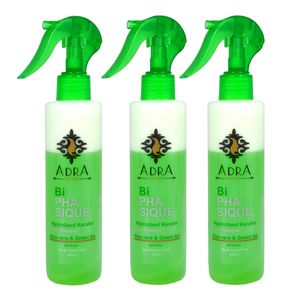 اسپری مو آدرا مدل keratin حجم 200 میلی لیتر مجموعه 3 عددی