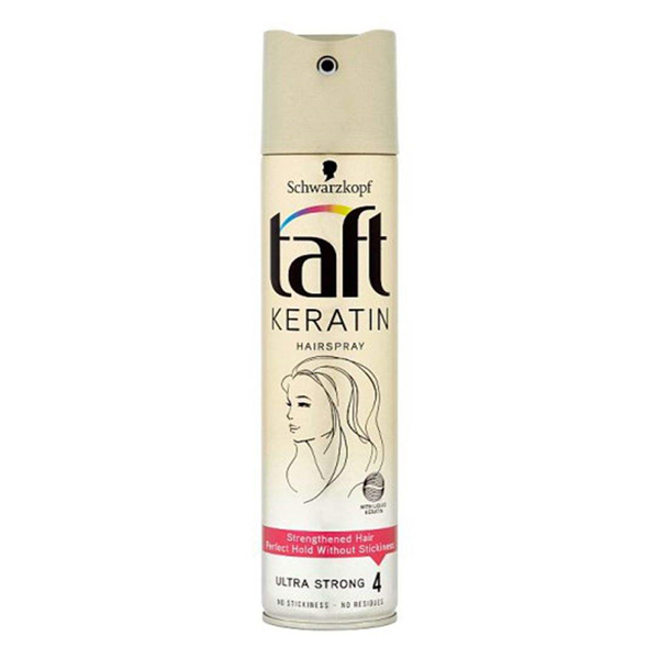 اسپری مو تافت مدل extra keratin حجم 230 میلی لیتر