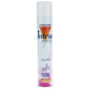 اسپری نگهدارنده حالت مو اینتسا مدل shiny effect ecofix حجم 500 میلی لیتر