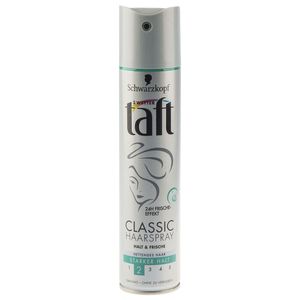 اسپری نگهدارنده حالت مو تافت سری classic مدل halt and frische حجم 250 میلی لیتر