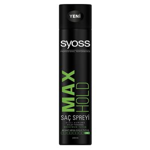 اسپری نگهدارنده حالت مو سایوس مدل max hold حجم 400 میلی لیتر