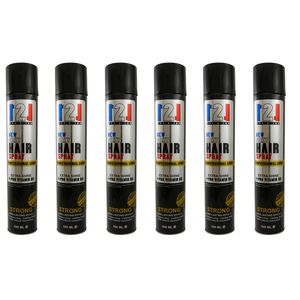 اسپری نگهدارنده مو 121 مدل silky hair حجم 500 میلی لیتر مجموعه 6 عددی