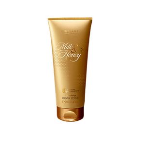 اسکراب بدن اوریفلیم مدل milk honey gold smoothing sugar حجم 200 میلی لیتر