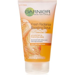 اسکراب شفاف کننده پوست گارنیه مدل fresh radiance حجم 150 میلی لیتر