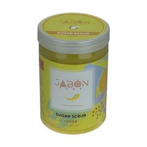 اسکراب شکری لایه بردار پوست ژبن پلاس مدل lemon وزن 900 گرم