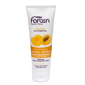 اسکراب صورت فاربن سری exfoliating apricot مدل deep cleansing حجم 75 میلی لیتر