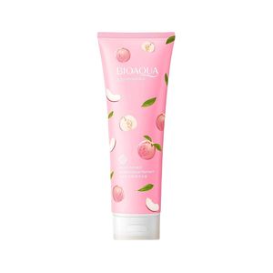 اسکراب لایه بردار بایو آکوا مدل peach extract حجم 250 میلی لیتر
