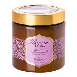 اسکراب لایه بردار بدن پیلور مدل damask rose حجم 500 میلی لیتر