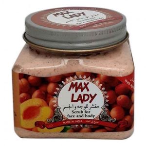 اسکراب لایه بردار مکس لیدی مدل apricot حجم 300 میلی لیتر