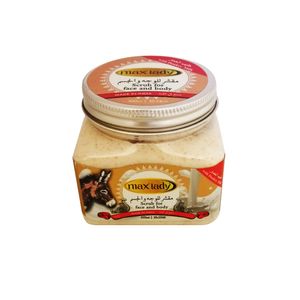 اسکراب لایه بردار مکس لیدی مدل donkey milk حجم 300 میلی لیتر