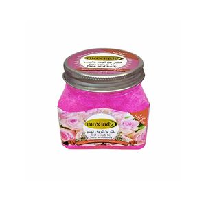 اسکراب لایه بردار مکس لیدی مدل rose حجم 300 میلی لیتر