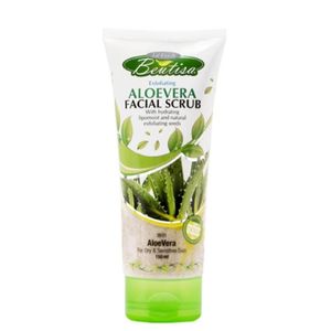 اسکراب لایه بردار پوست بیوتیسا مدل aloevera حجم 150 میلی لیتر