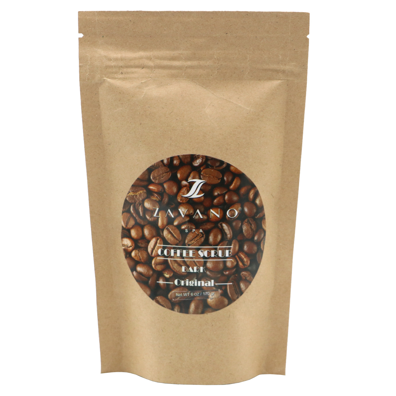 اسکراب لایه بردار پوست زاوانو مدل coffee حجم 170 گرم