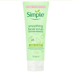 اسکراب لایه بردار پوست سیمپل مدل smoothing حجم 75 میلی لیتر