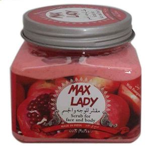 اسکراب لایه بردار پوست مکس لیدی مدل pomegranate حجم 300 میلی لیتر