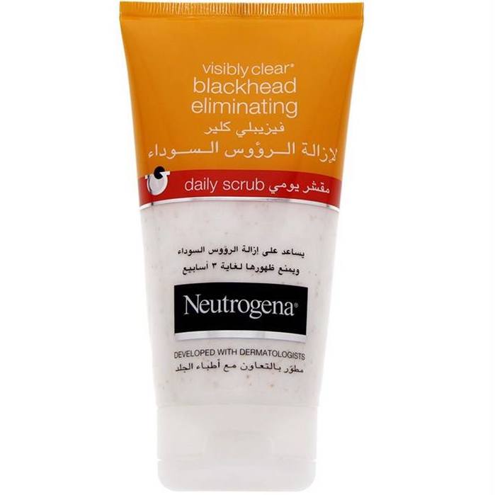 اسکراب لایه بردار پوست نوتروژینا مدل blackhead eliminating حجم 150 میلی لیتر