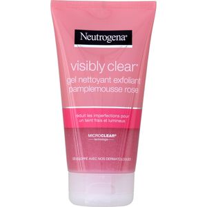 اسکراب لایه بردار پوست نوتروژینا مدل visibly clear حجم 150 میلی لیتر